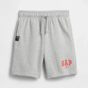 Gap Disney Mickey Mouse Relaxed Logo Pull-On Shorts