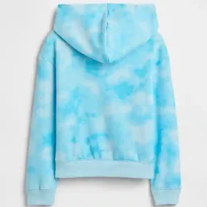 Kids Relaxed Gap Logo Blue Tie Dye Hoodie