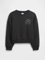 Kids Oversized Gap Graphic Sweatshirt